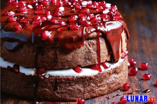 Narlı, şokoladlı tort – DADINDAN DOYMAYACAQSINIZ