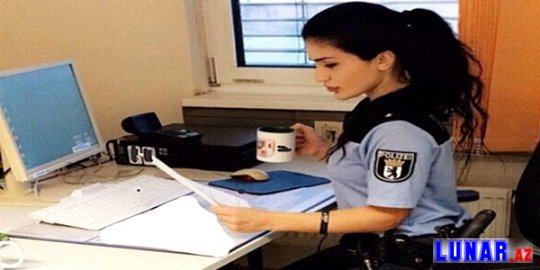 Berlinin 29 yaşlı azərbaycanlı polis komissarı - FOTOLAR