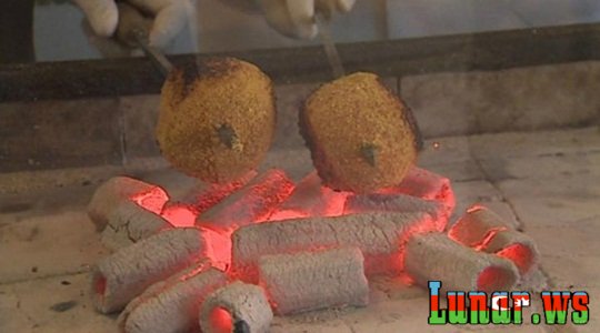 Türkiyədə dondurma kababı hazırlanır