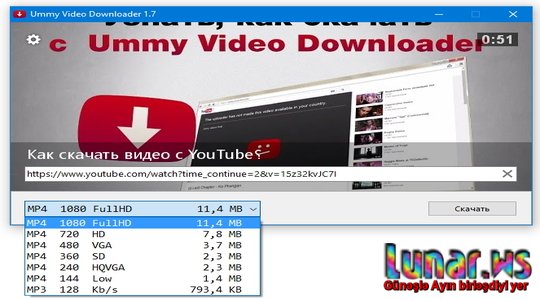 YouTube videolar və ya MP3lər indirmenizi təmin edən rahat bir proqram(Ummy Video Downloader)
