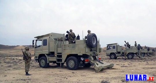 Azərbaycan Ordusunun minaatan batareyaları döyüş atışları icra edir - VİDEO